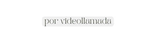 por videollamada